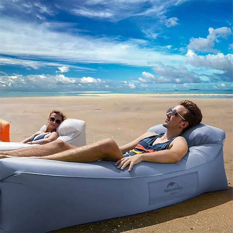 Naturehike Lounger Air canapé gonflable extérieur bleu 180 cm