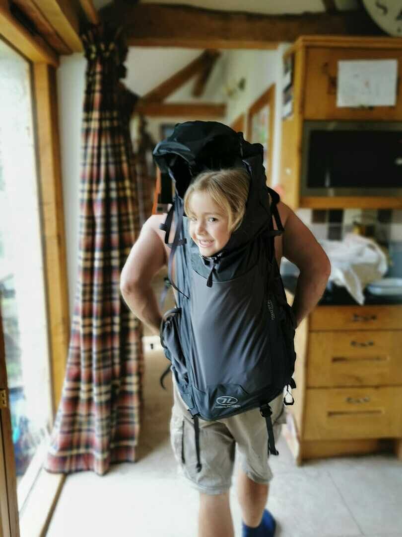 Highlander Ben Nevis 52L sac à dos randonnée gris ventilé