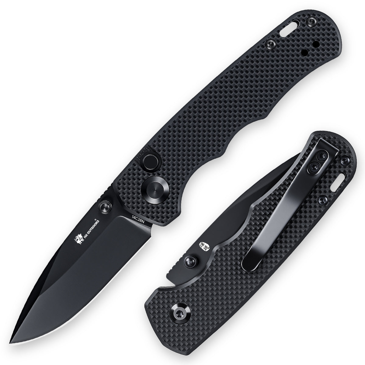 HX Scout ZD-127B-S couteau pliant lame noire