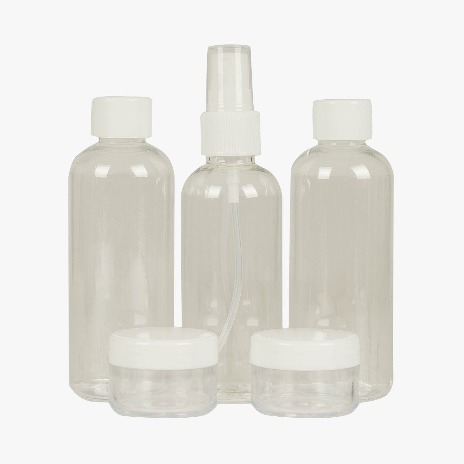 Highlander lot 5 flacons voyage cosmétique avion