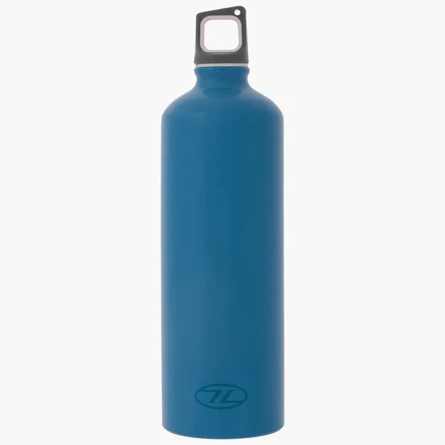 Highlander gourde aluminium 1L bleue randonnée