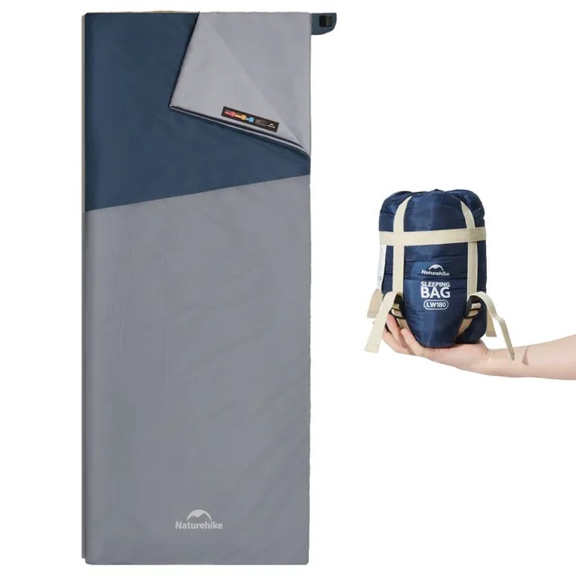 Naturehike LW180 sac de couchage Standard bleu foncé 15°C
