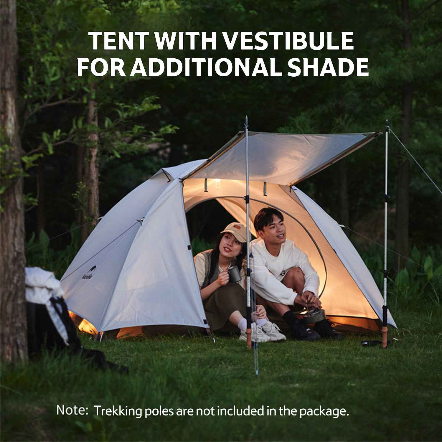 Naturehike Cloud River tente camping 3 personnes marron 3,1 kg