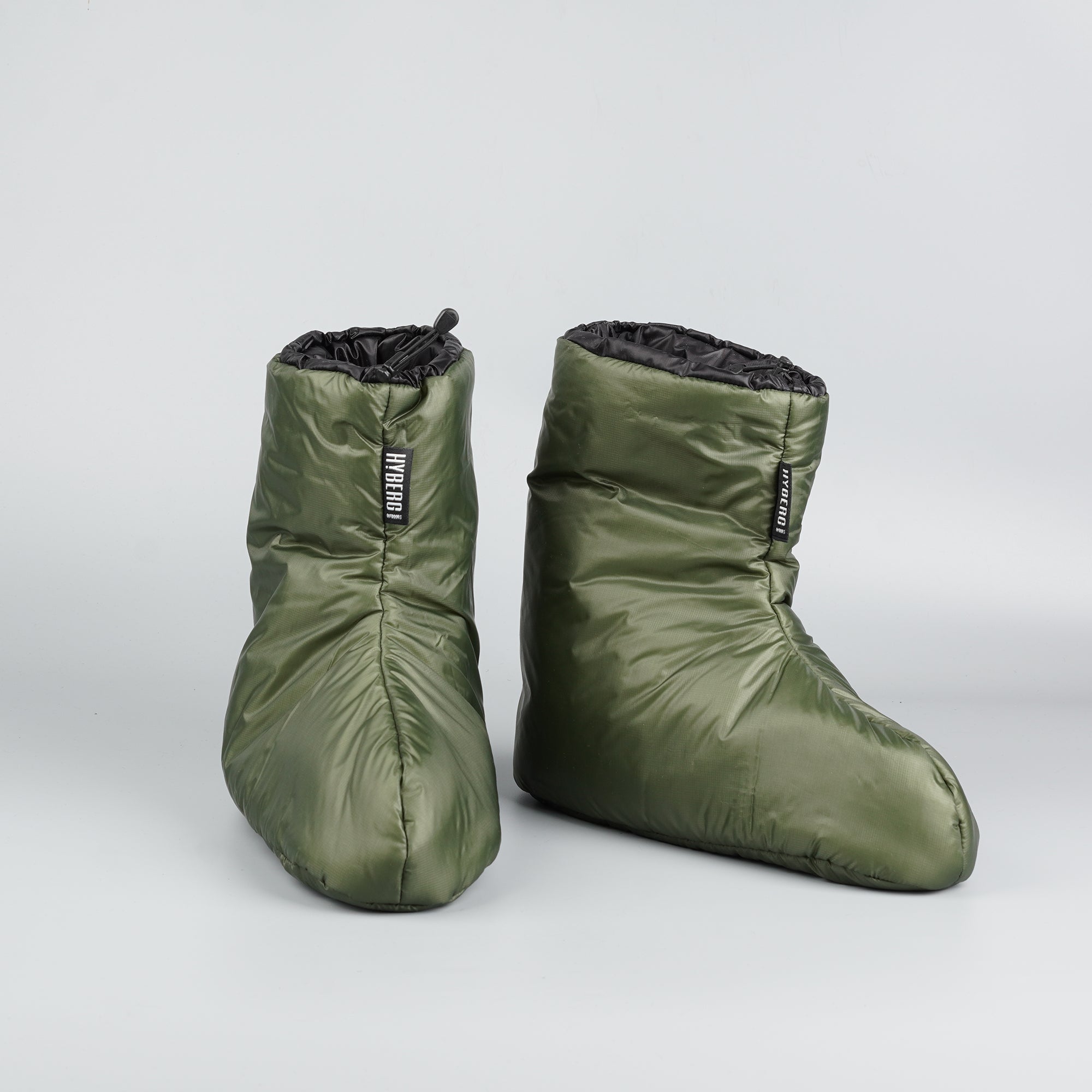 Hyberg Warm Booties chaussons bivouac Khaki S Climashield