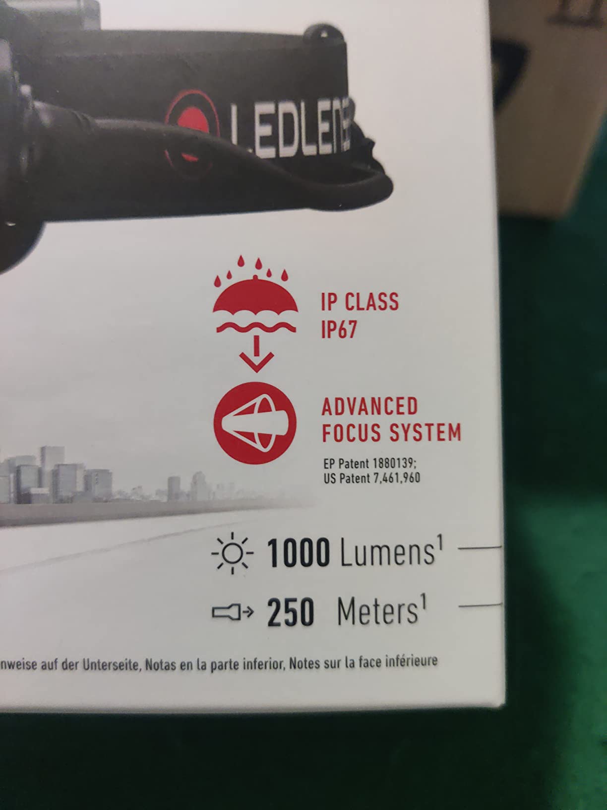 Ledlenser H7R Core Lampe Frontale Rechargeable 1000 lm 250 m IP68