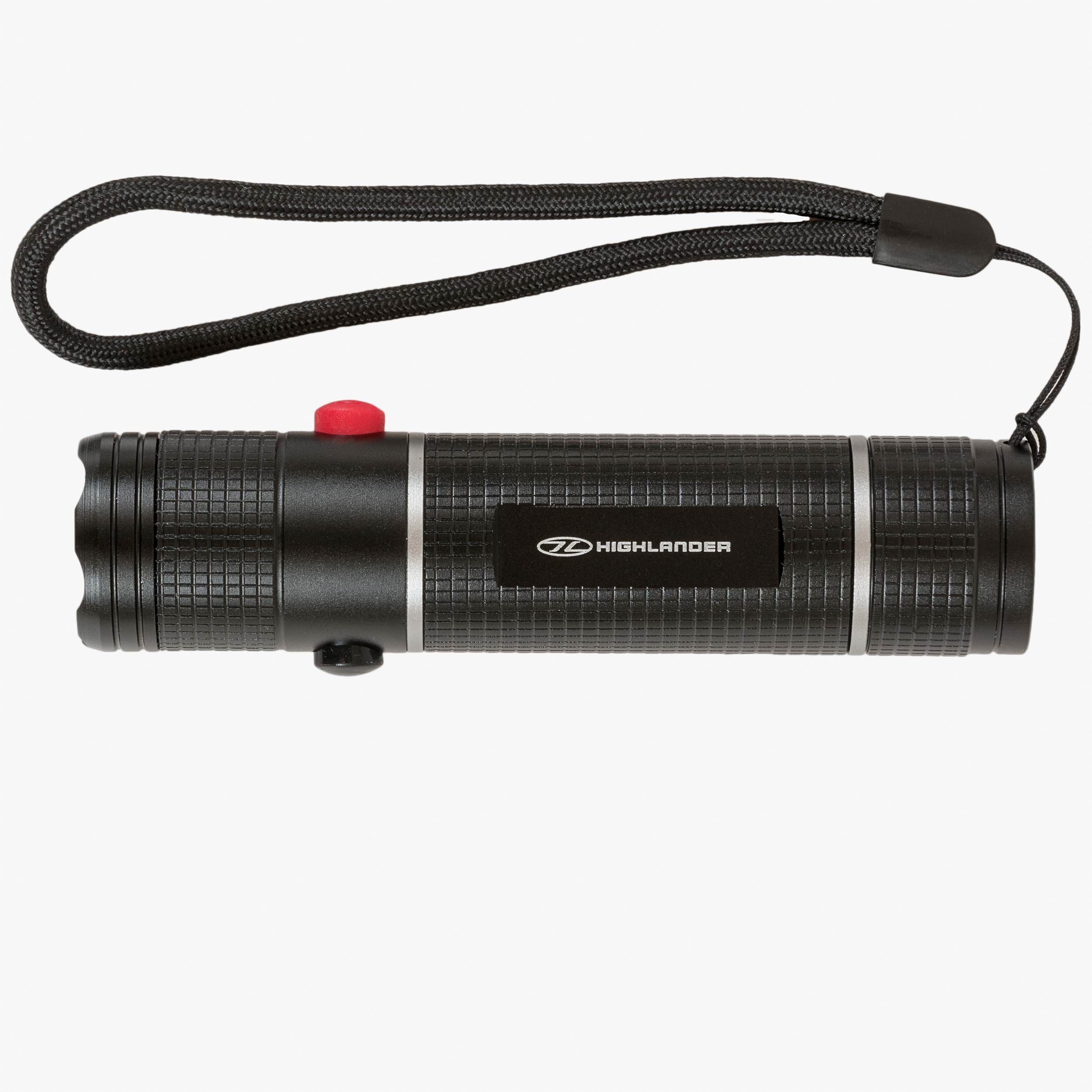Highlander Hawkeye Lampe Torche Main LED Blanc Rouge