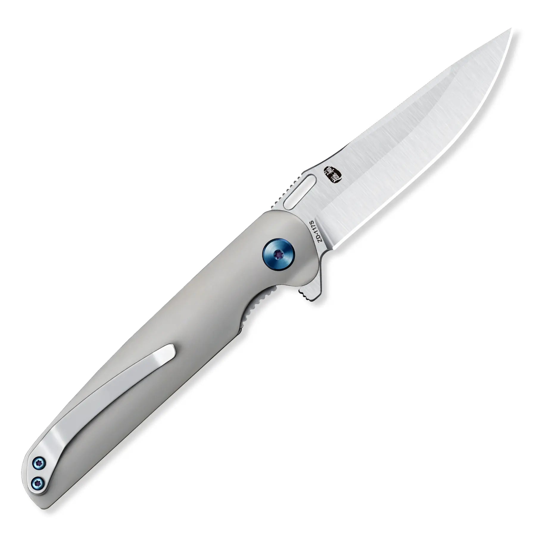 HX Vulcan ZD-117S couteau pliant titane lame D2 80 mm