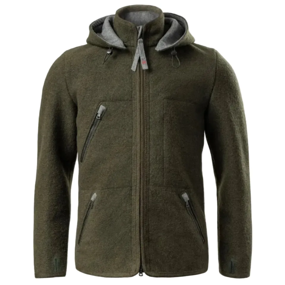 Bushcraft Essentials Wool Essentials Active Wear Veste laine olive M