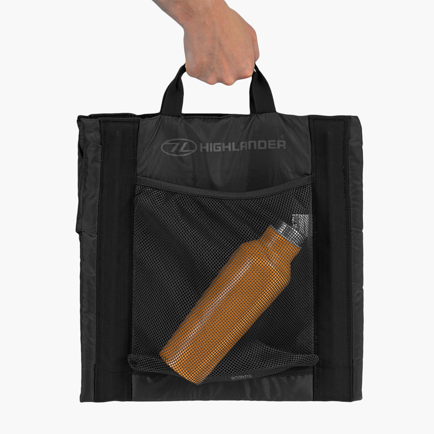 Highlander siège pliant outdoor noir 385 g compact