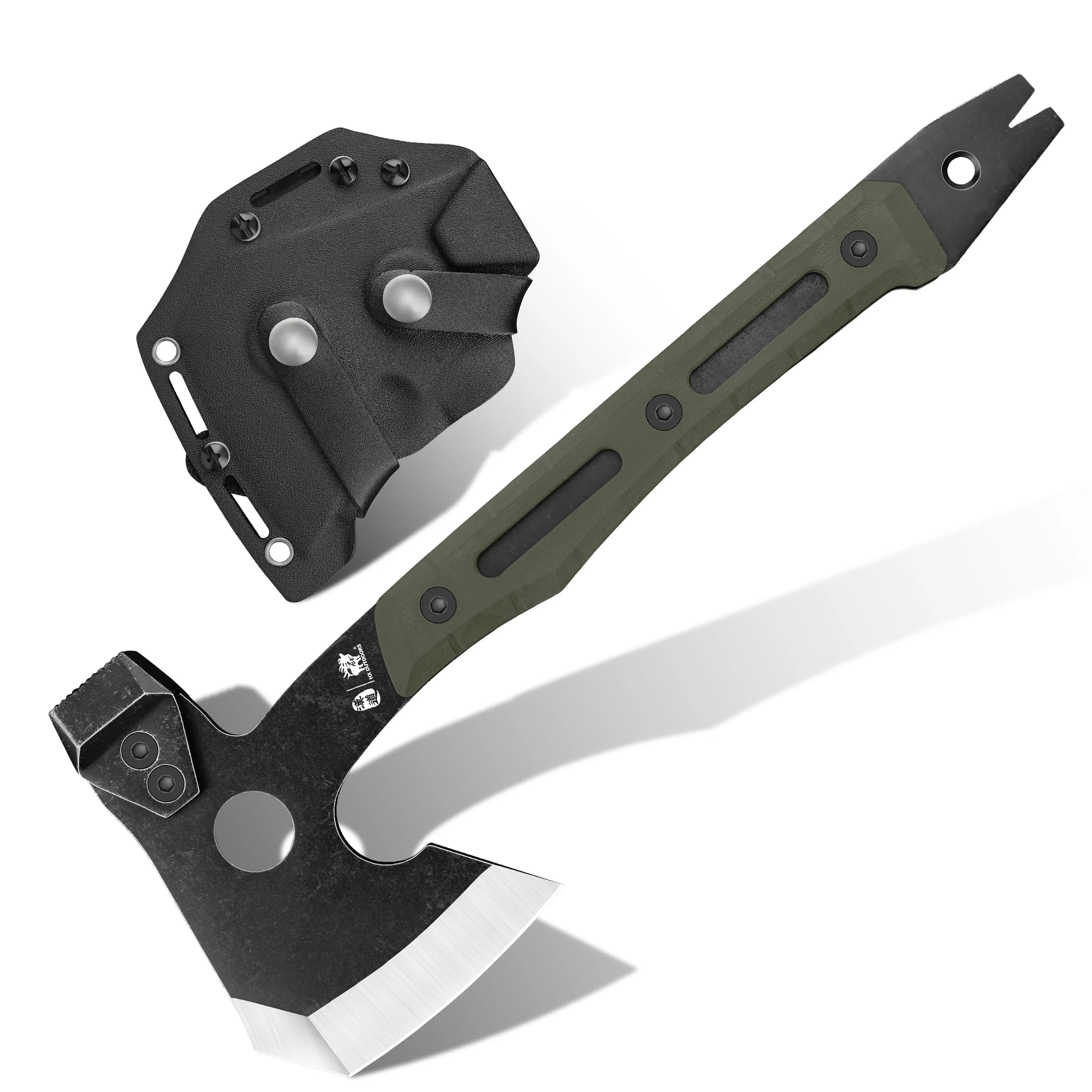 HX Ironside hachette camping 32,6 cm manche vert