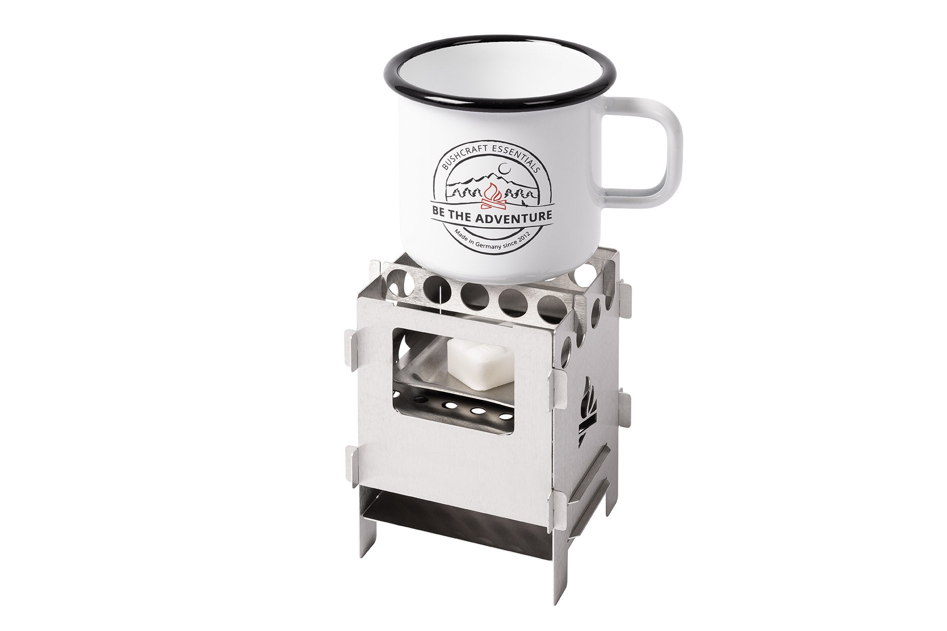 Bushcraft Essentials Bushbox coupelle combustible inox