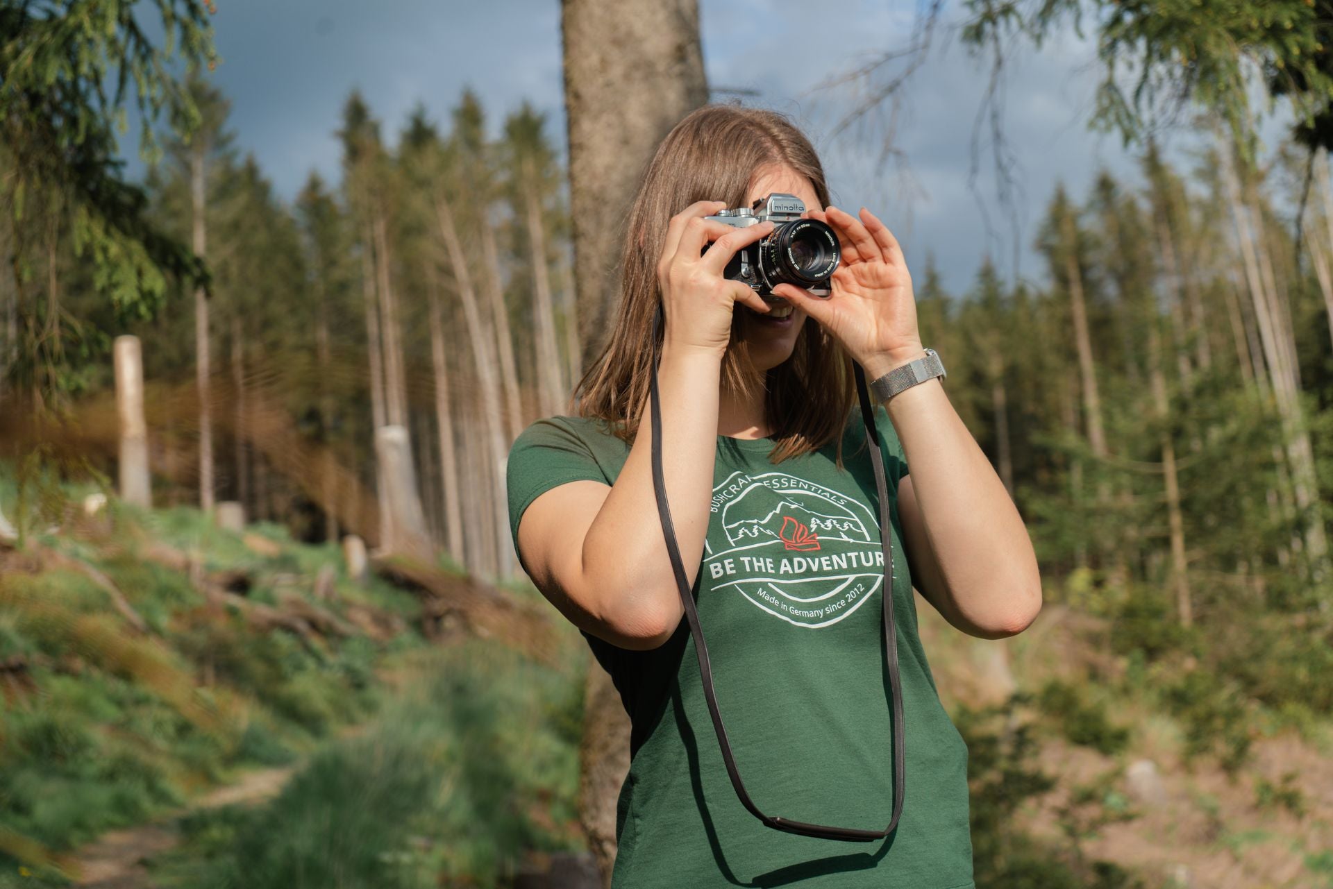 Bushcraft Essentials BE THE ADVENTURE t-shirt femme S Noir