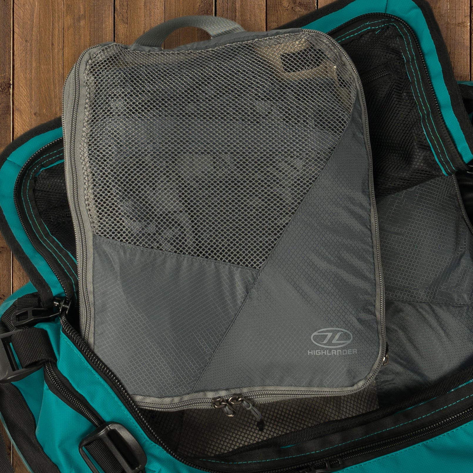 Highlander Compakta cubes de rangement gris lot voyage
