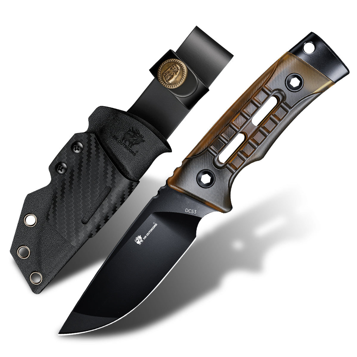 HX Rock Apex SE TD-25P couteau fixe DC53 manche PEI