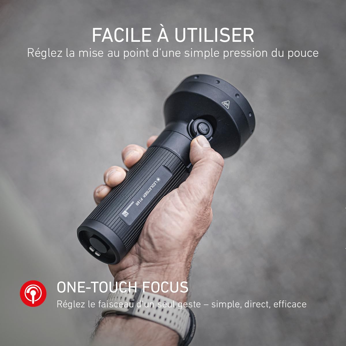 Ledlenser P18R lampe torche rechargeable 6500 lm USB-C