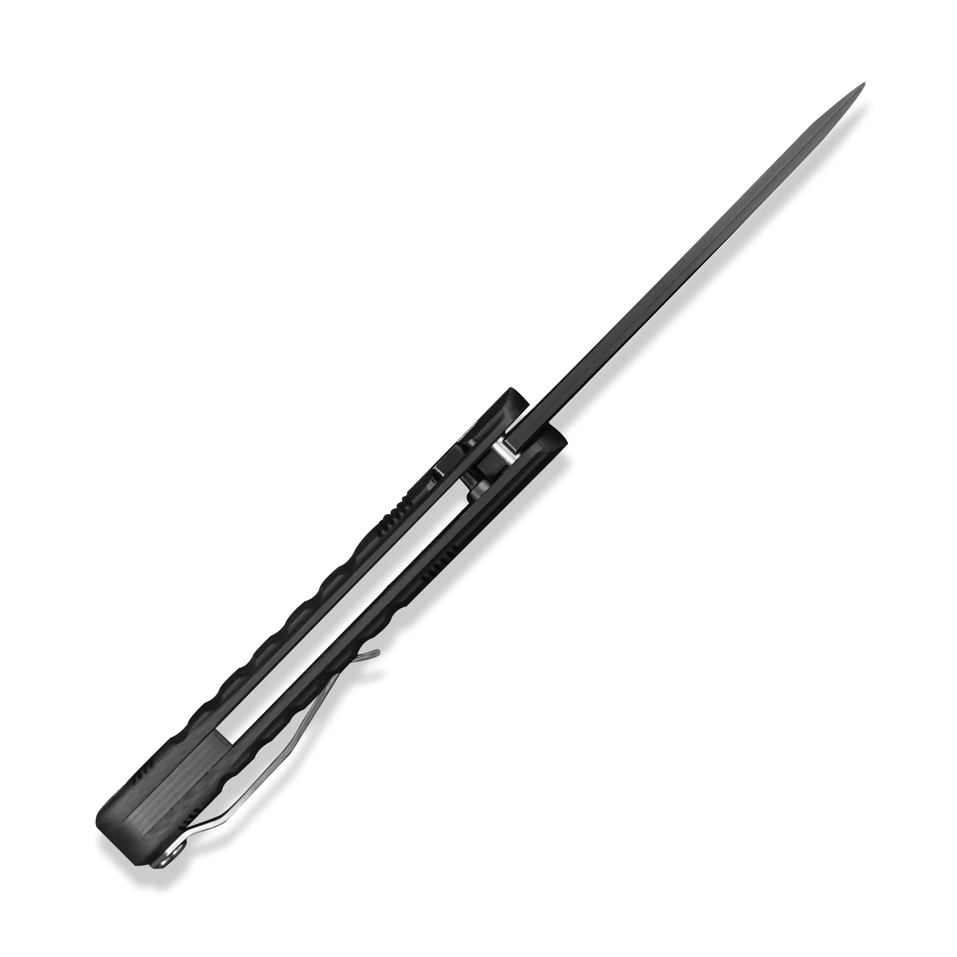 HX Dark Master ZD-112B couteau pliant D2 noir G10 80 mm