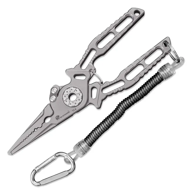 HX Riverlure GQ-23A pince pêche titane 193 mm argent
