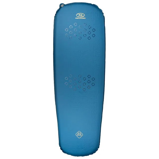 Highlander Kip matelas autogonflant 75 mm bleu nuit tente