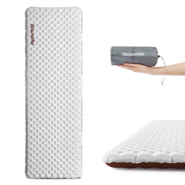 Naturehike TuYe R5.8 Matelas Gonflable Gris 183x58 Momie