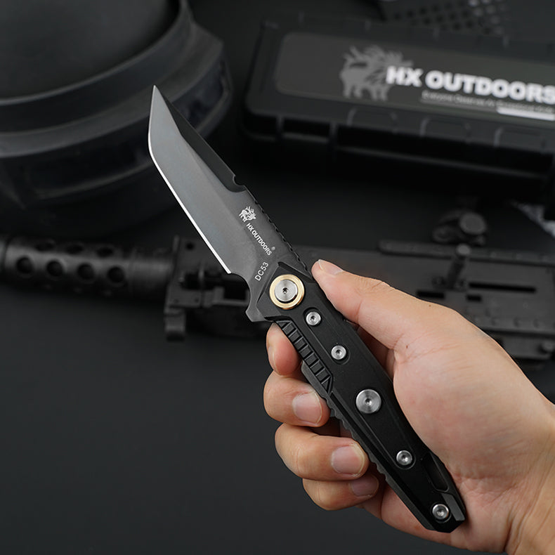 HX Outdoors MechTitan D-220DLC couteau fixe DC53 DLC