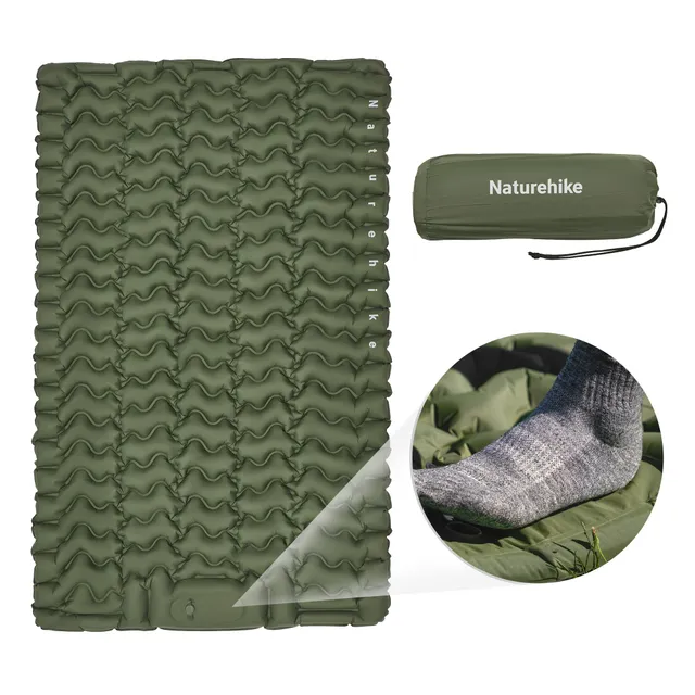 Naturehike FC01 Matelas Gonflable Double Bleu 6,5 cm
