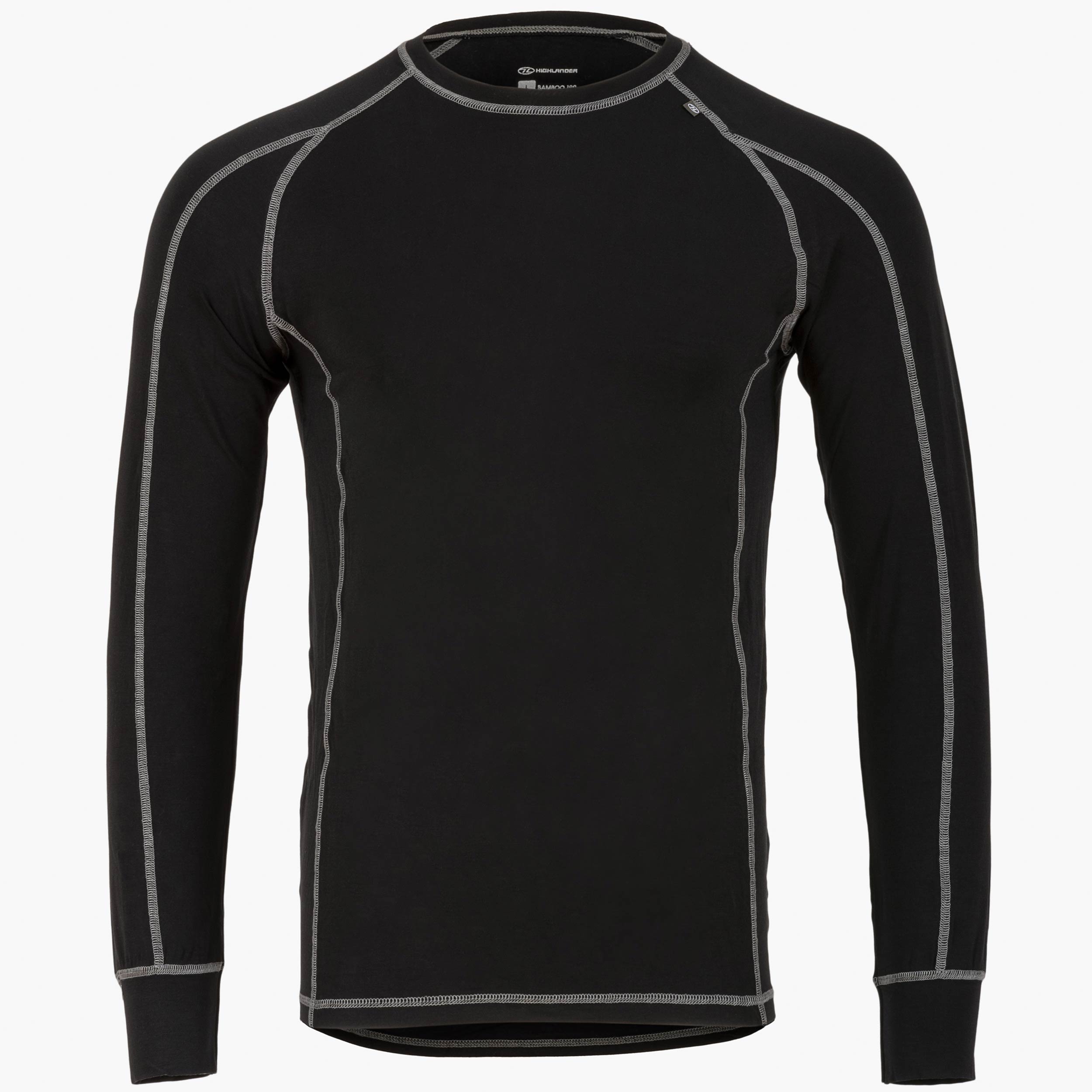 HIGHLANDER Bamboo Sous-vetement thermique noir homme