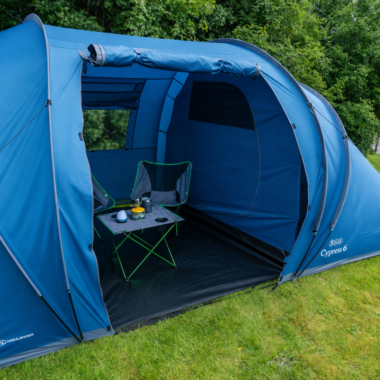 Highlander Cypress tente familiale 6 places 2 chambres 3000