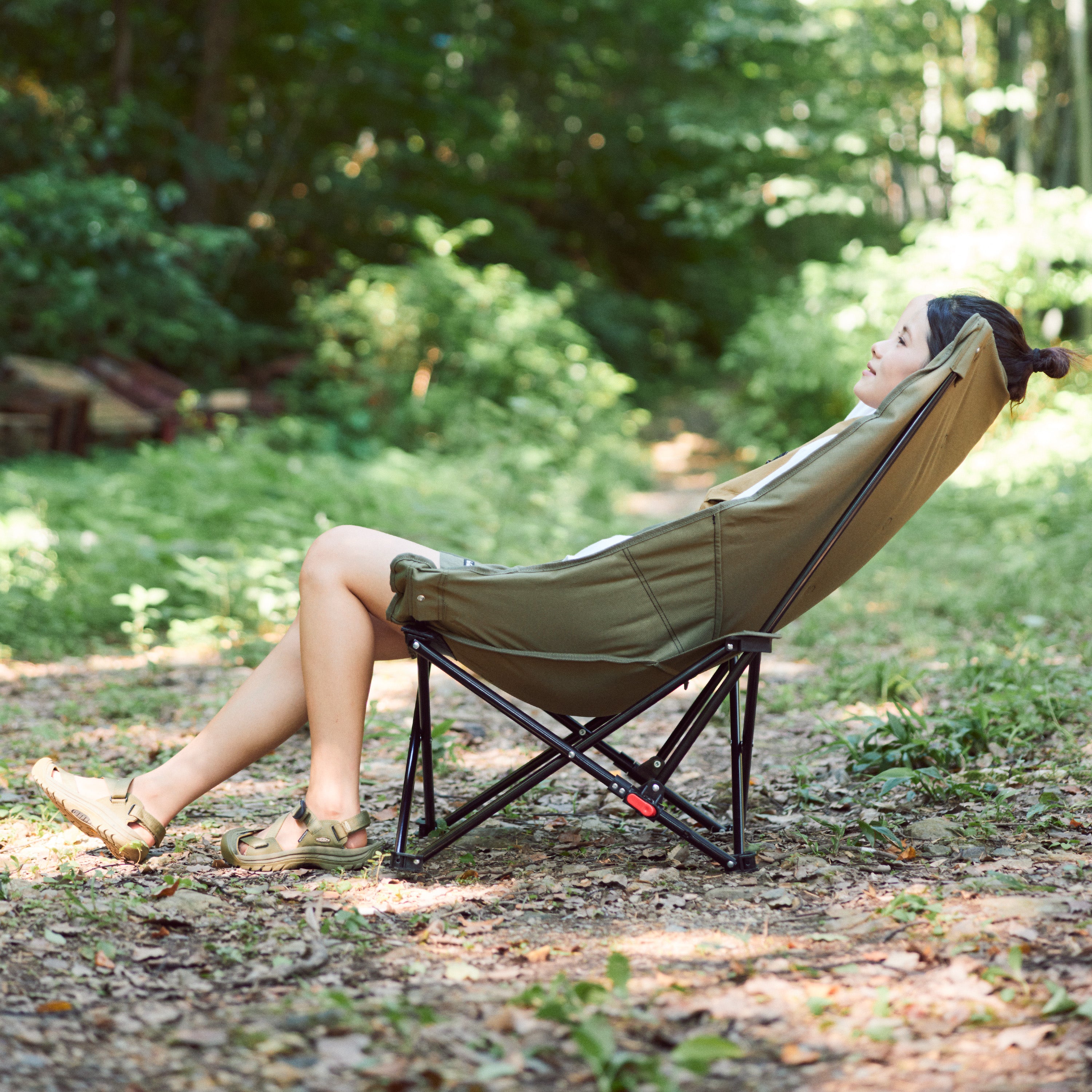 Naturehike SeaStar chaise camping rembourrée verte basique