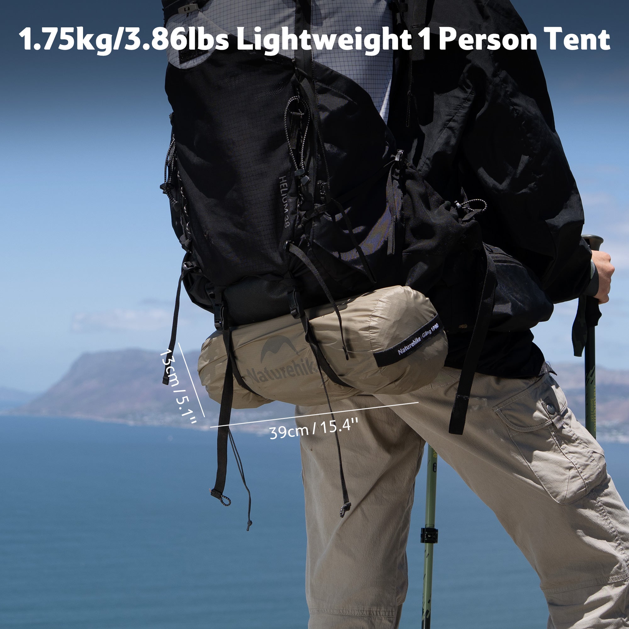 Naturehike Giling PRO tente 1 personne 4 saisons