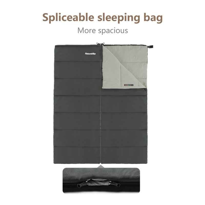 Naturehike F150 sac de couchage été 13°C gris 1 kg
