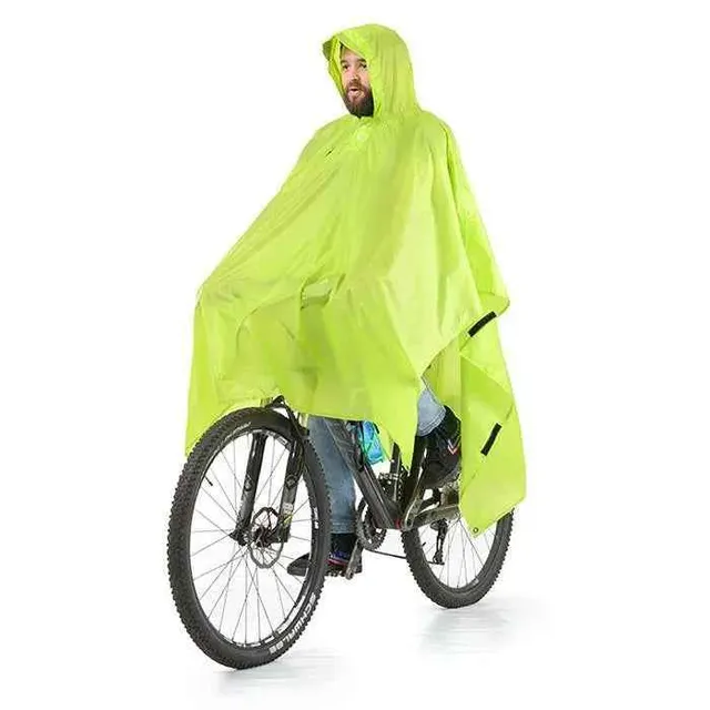 Naturehike poncho pluie 3 en 1 210T bleu PU3000 230x140