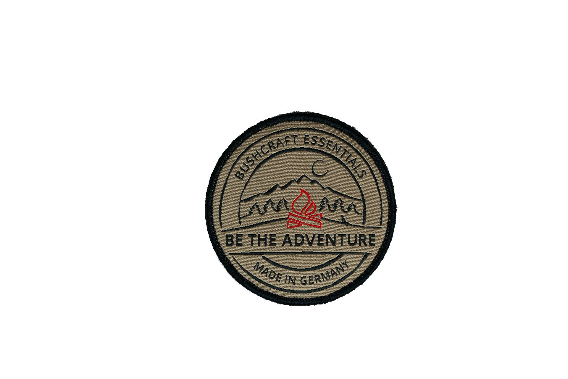 Bushcraft Essentials Patches BE THE ADVENTURE écusson velcro kaki