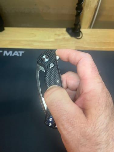 HX Voyager ZD-091S couteau pliant D2 manche G10 noir