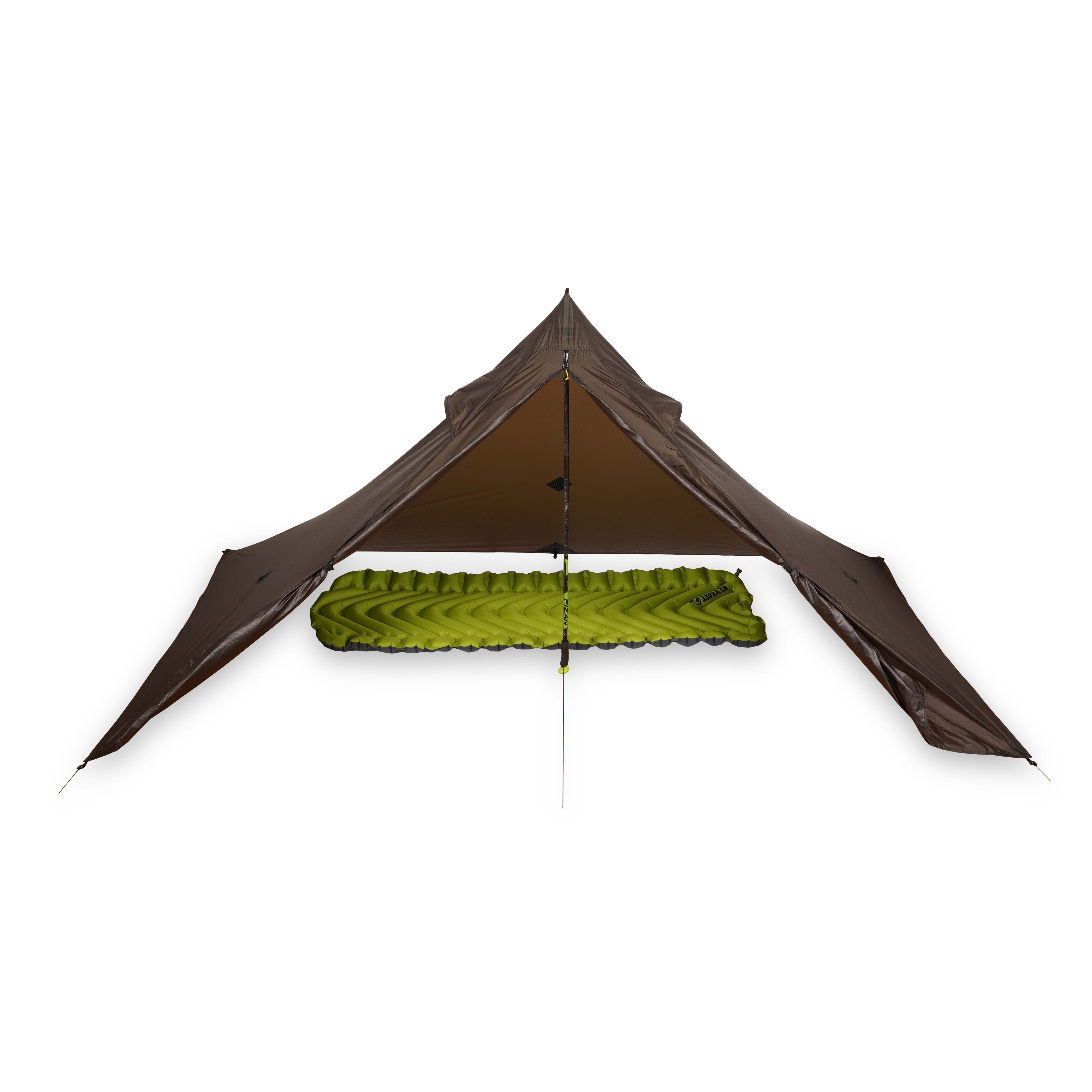 Hyberg ExploMid II tente pyramide 2 places Silpoly 450 g