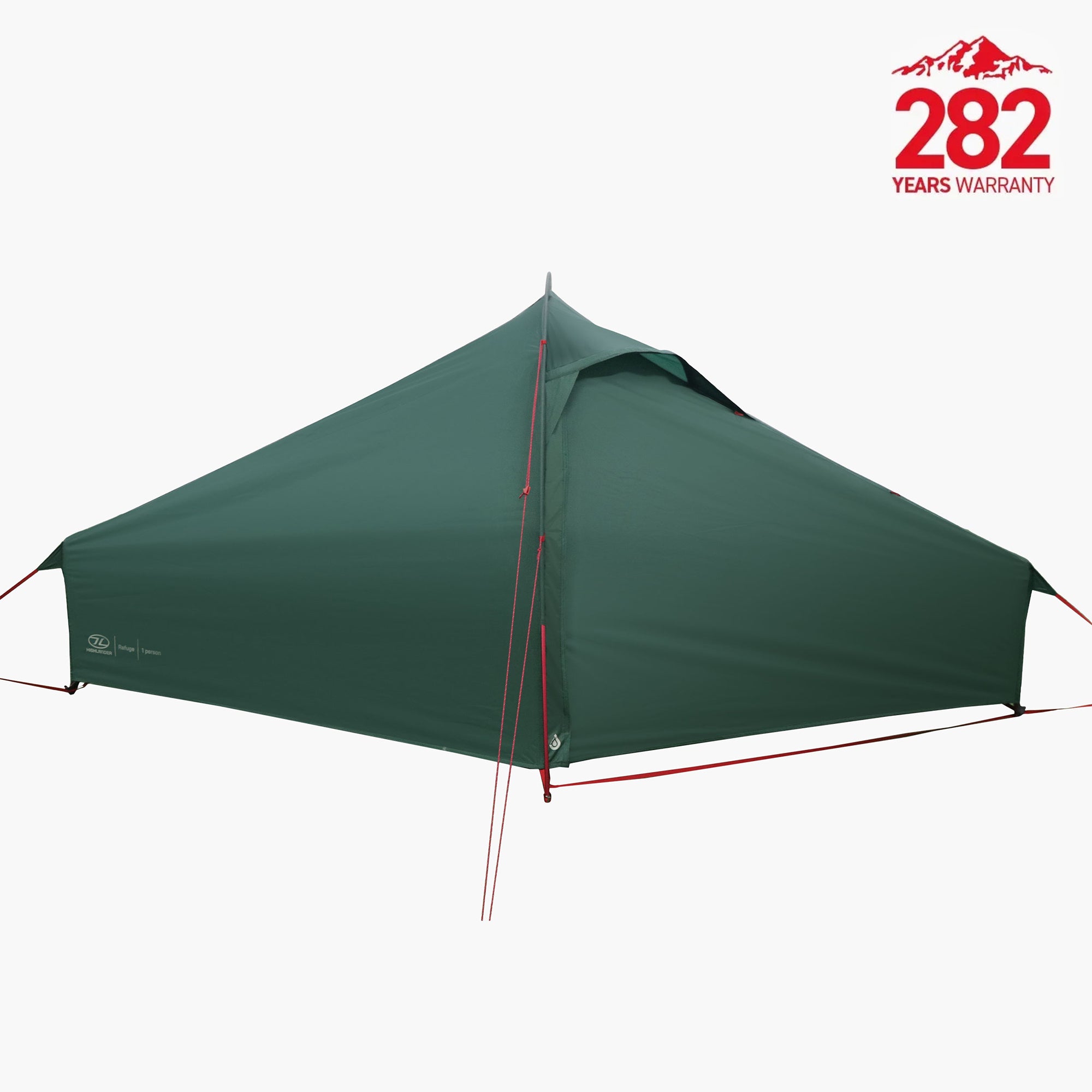 Highlander Refuge Tente 1 Personne Vert Pin 4000mm Alu