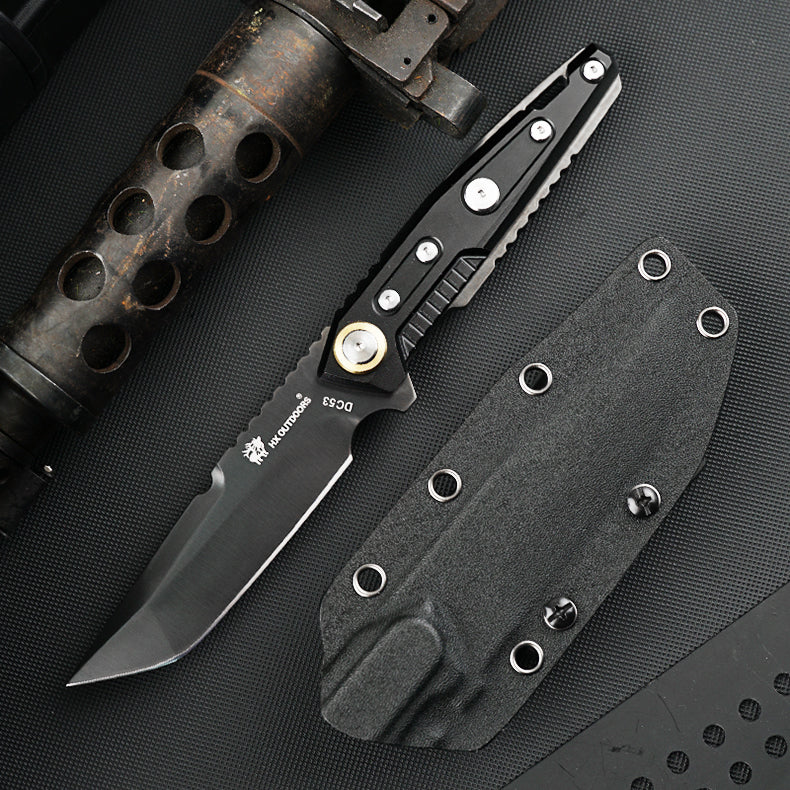 HX Outdoors MechTitan D-220DLC couteau fixe DC53 DLC