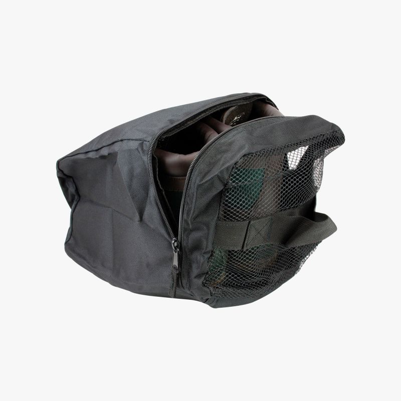 Highlander Deluxe Boot Bag sac à chaussures noir ventilé