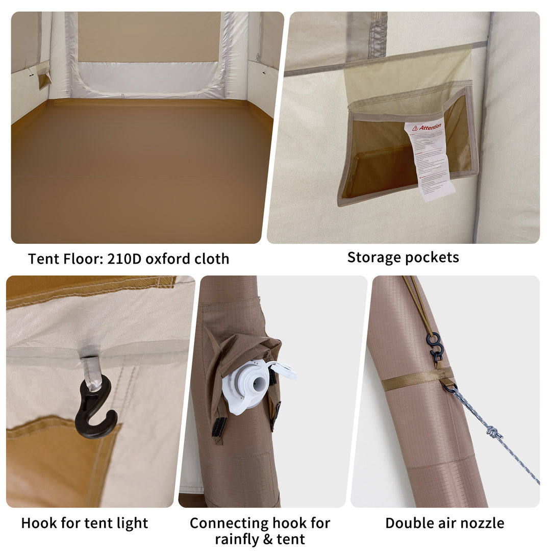 Naturehike Ango Air tente de camping gonflable 3 places