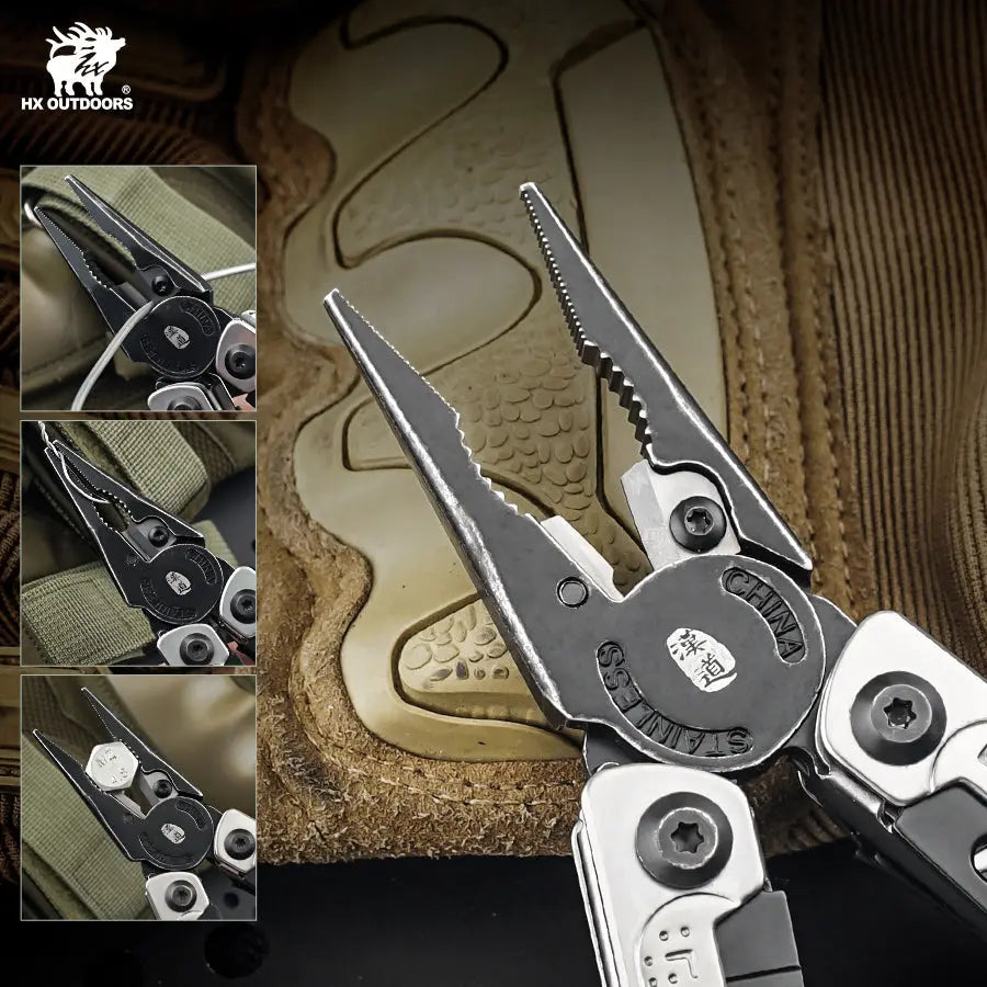 HX HawkX GQ-26 outil multifonction argent 160 mm