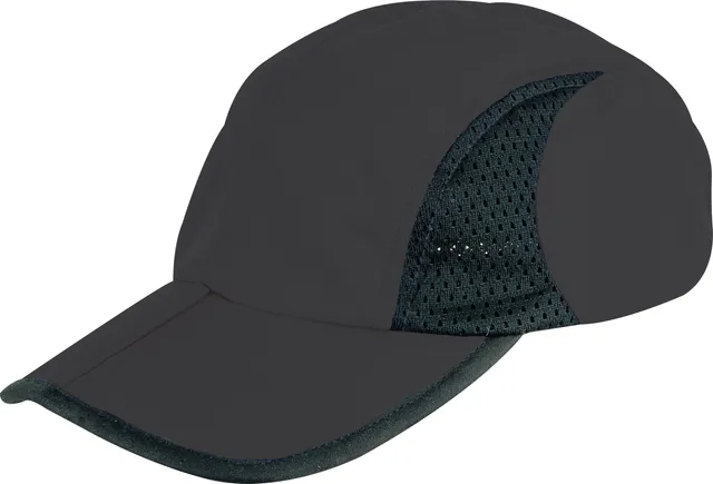 Highlander Trekker casquette trekking noire avec pochette