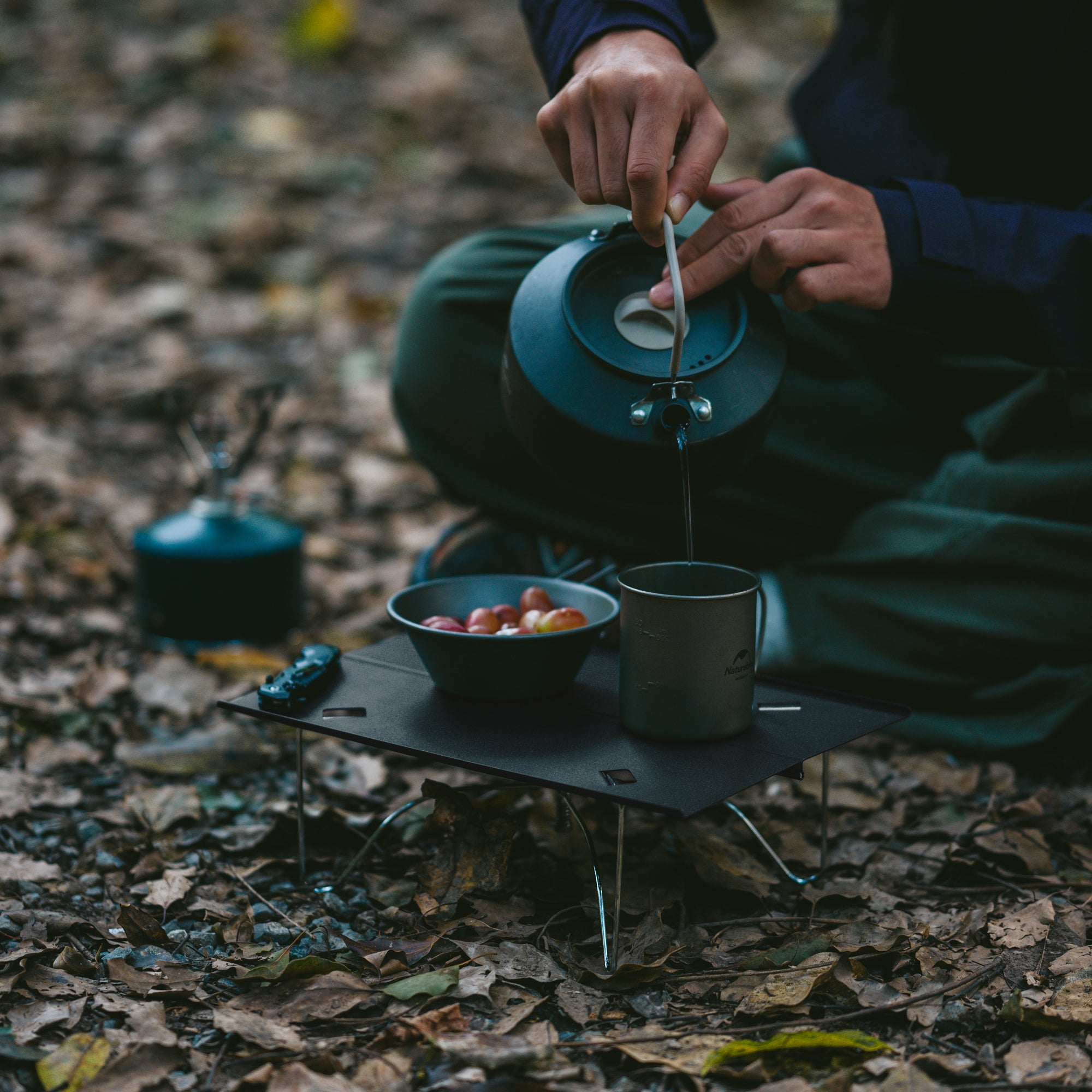 Naturehike PeakLite X01 table camping pliante alu Noir 30 kg