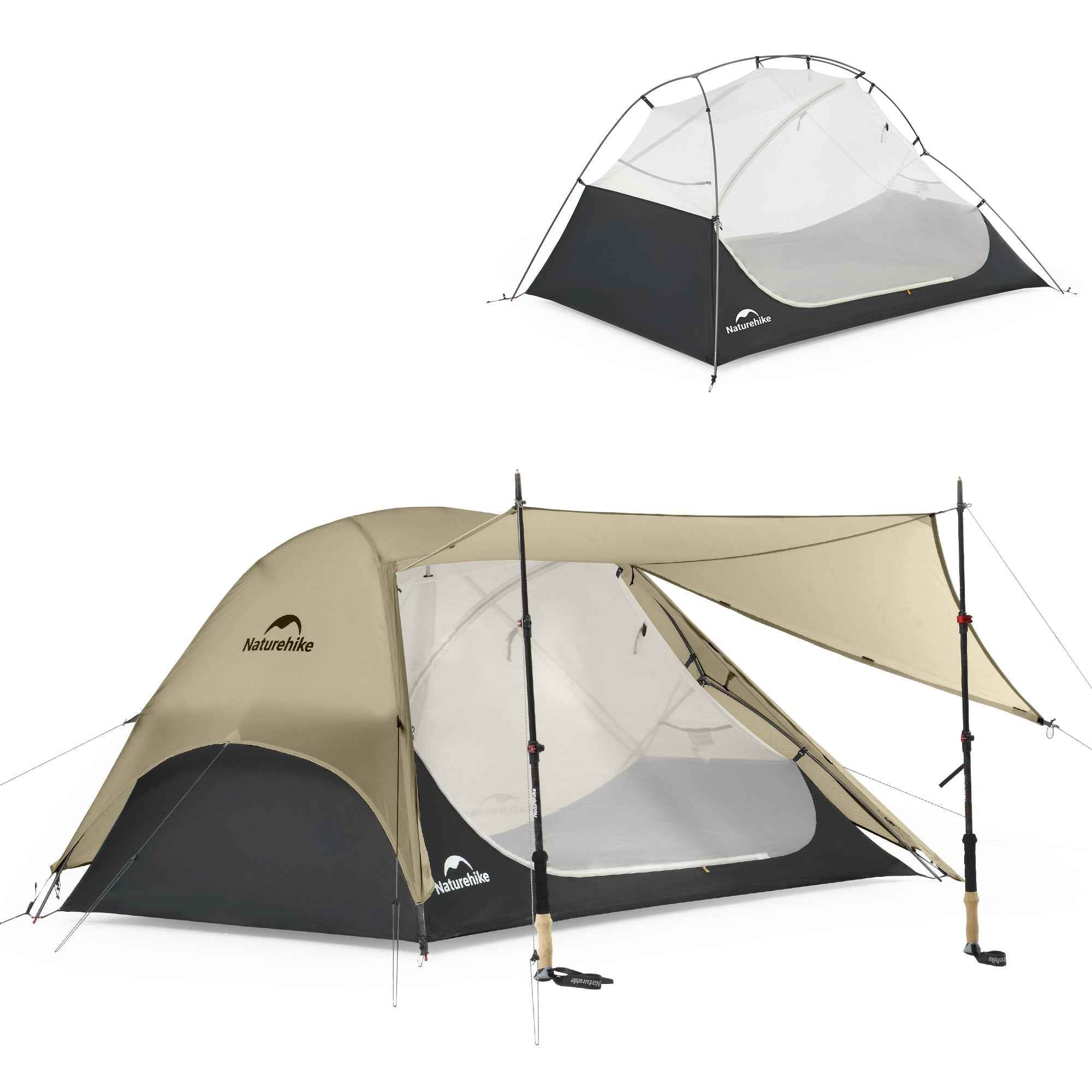 Naturehike Star River UL tente 2 places kaki