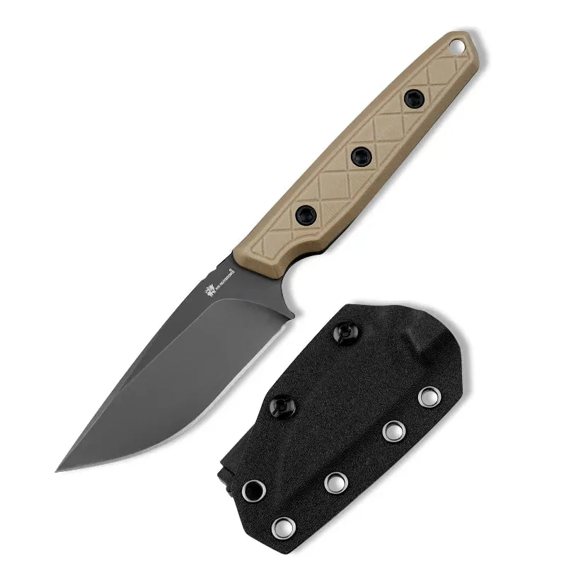 HX Maverick D-354B couteau fixe 14C28N G10 gris