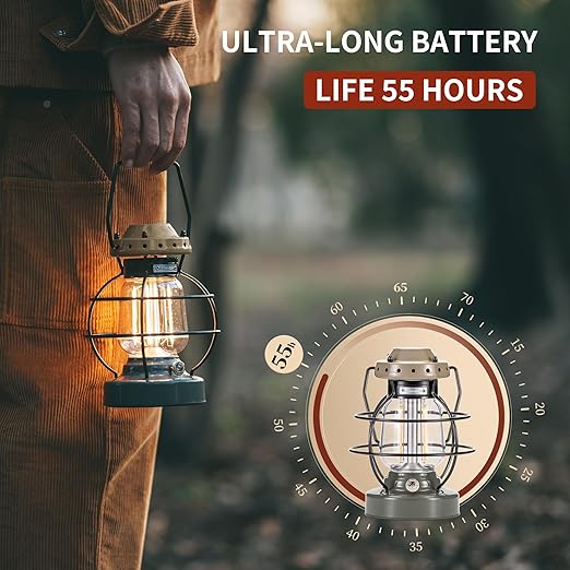 Naturehike Lampe Camping LED 7500 mAh IPX4 55 h