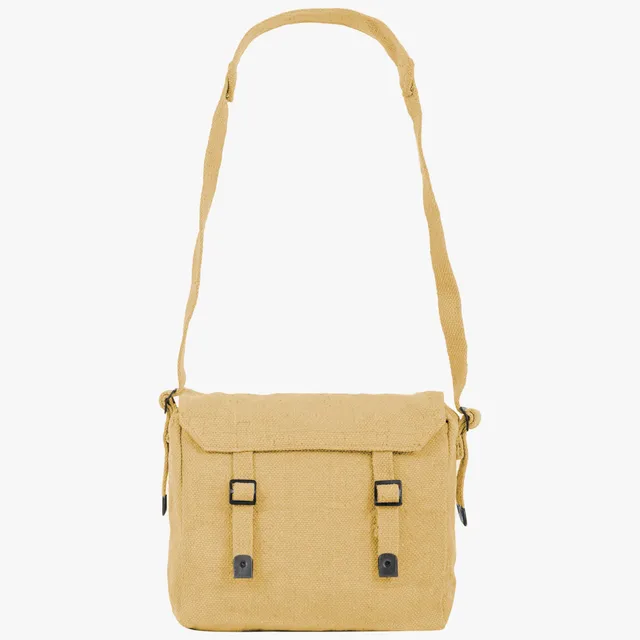 Highlander Haversack musette toile beige lavée bandoulière