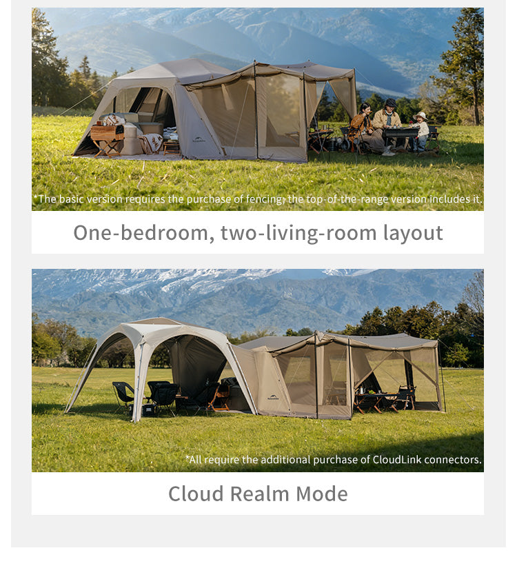 Naturehike Village NEO tente camping instantanée 4-6 pers PU10000
