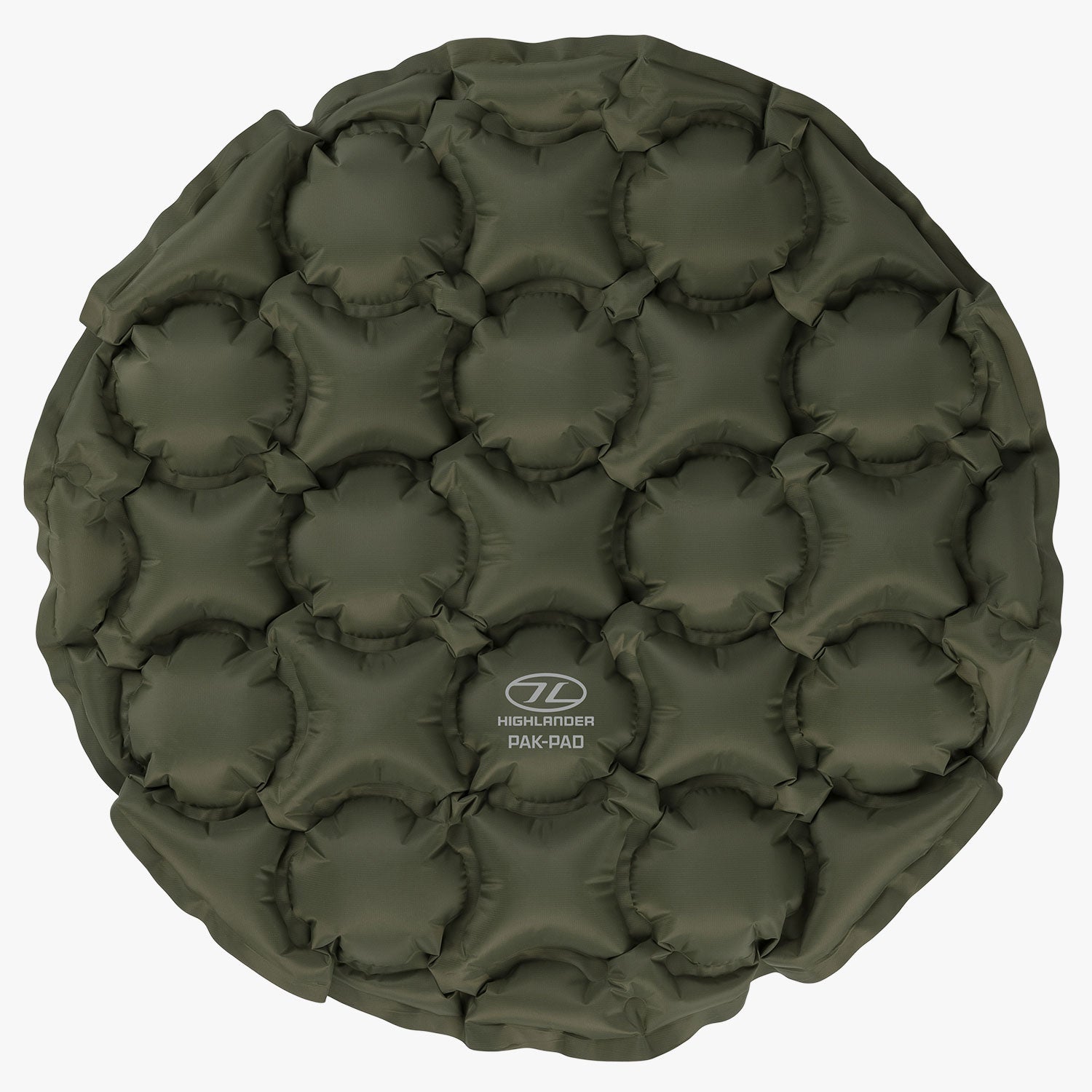 Highlander Pak-Pad assise gonflable camping olive 5 cm 90 g