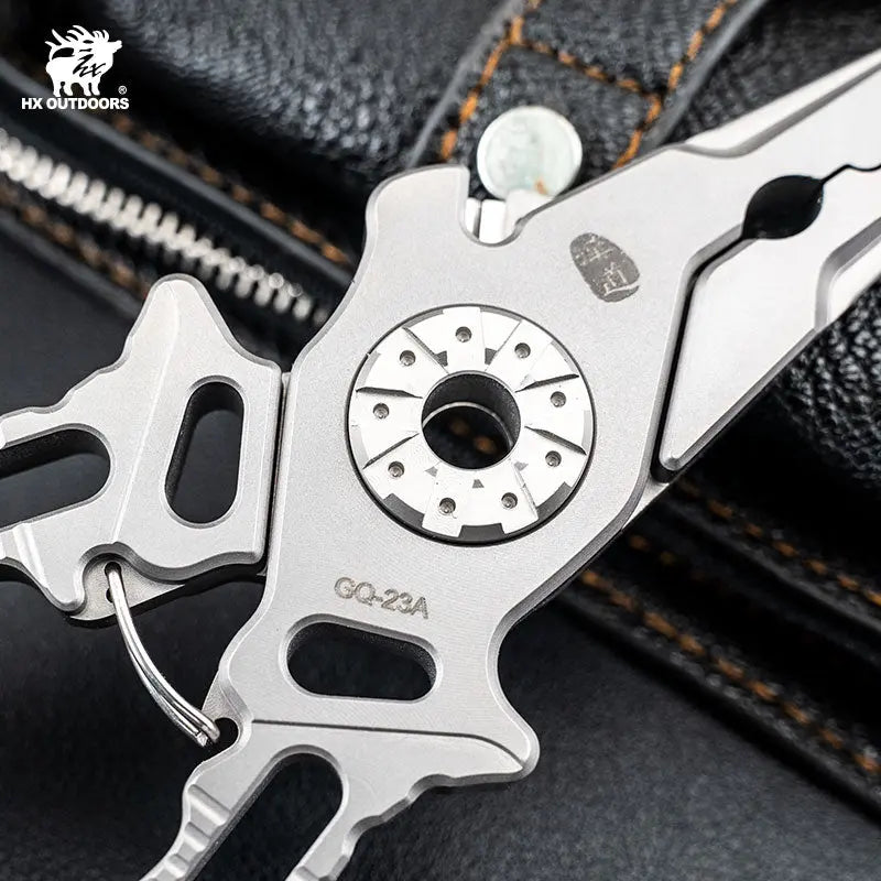 HX Riverlure GQ-23A pince pêche titane 193 mm argent