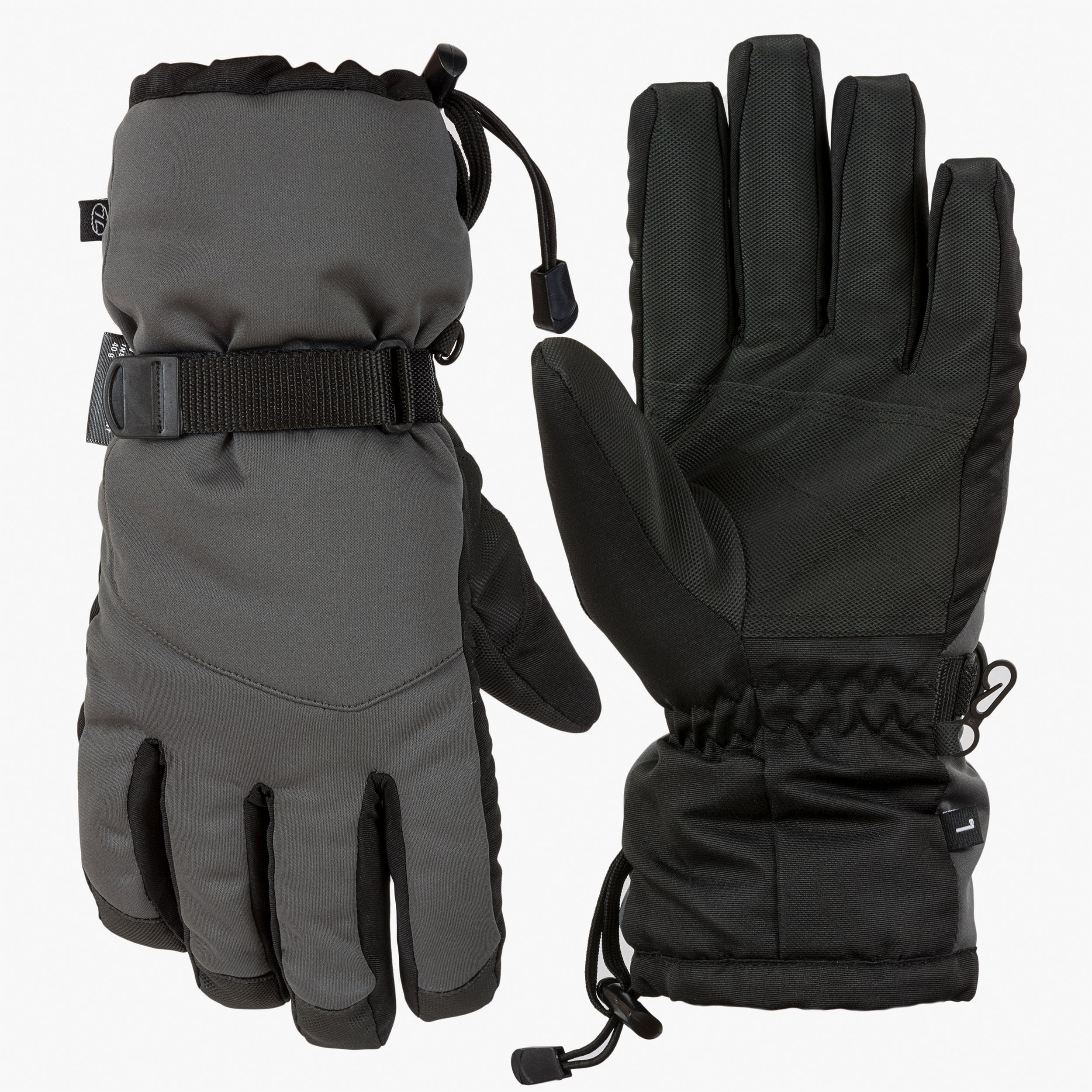 Highlander Mountain gants ski charcoal Thinsulate taille L