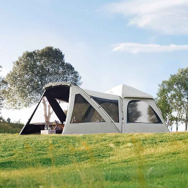 Naturehike Ango tente camping 4 personnes gris UPF50+ 3s